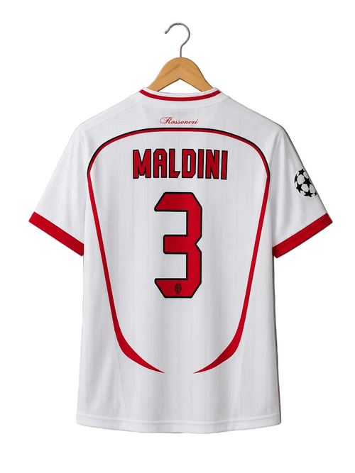AC MILAN 2006/07 MALDINI AWAY PREMIUM KIT