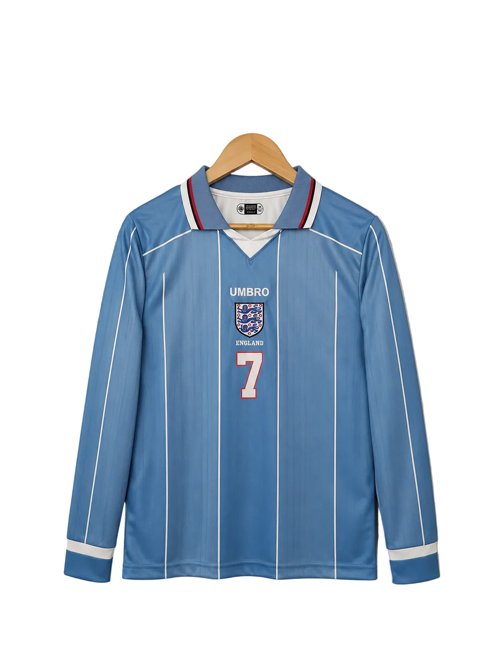 ENGLAND 1996 BECKHAM HOME FULL SLEEVE PREMIUM KIT